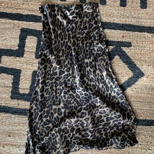 Leopard Print Skirt